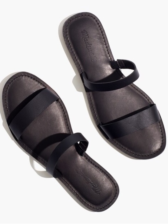 Madewell Shoes - MAKE AN OFFER - MADEWELL Boardwalk Double Strap Slide Sandals NWT